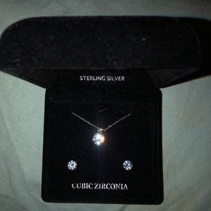 Giani Bernini Sterling Silver necklace earring set